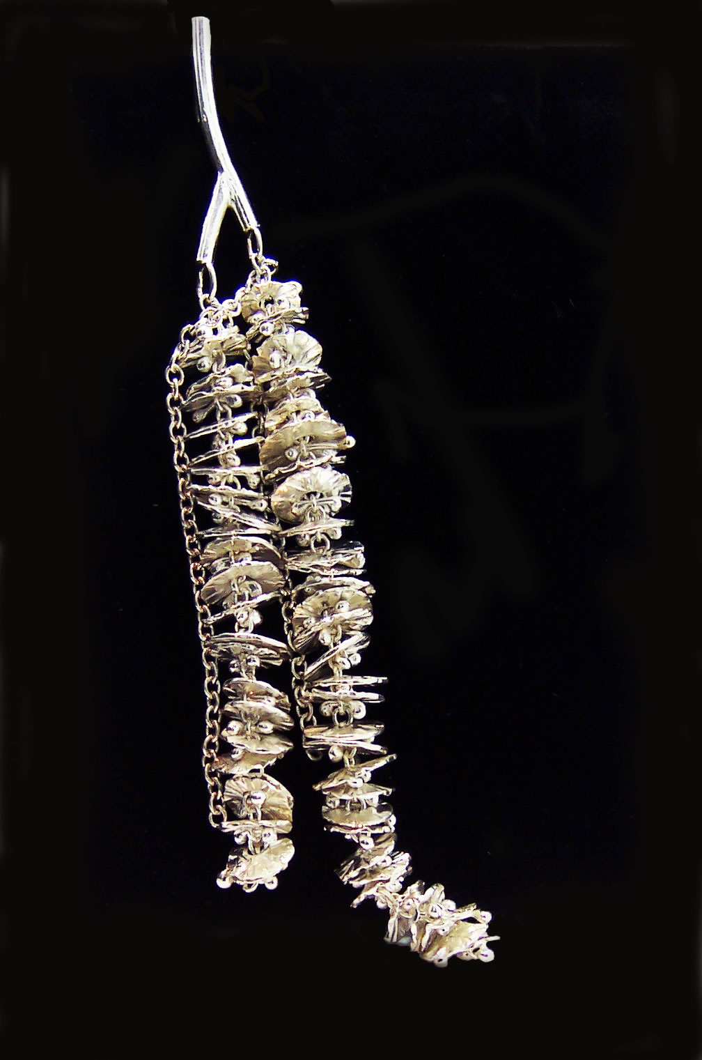 Silver Catkins Pendant